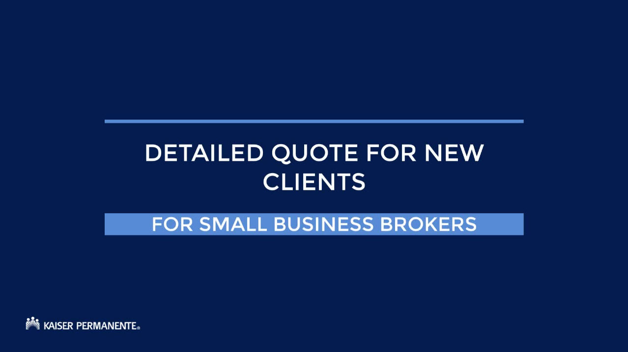 Detailed Quote for New Clients